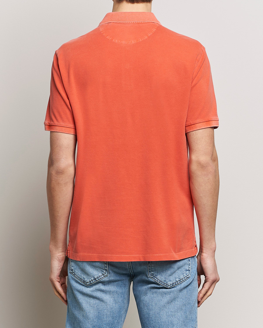 Men | Polo Shirts | GANT | Sunbleached Polo Burnt Orange