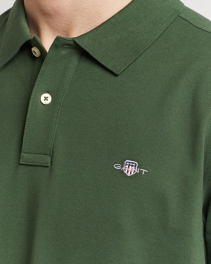 Men | Polo Shirts | GANT | The Original Polo Pine Green