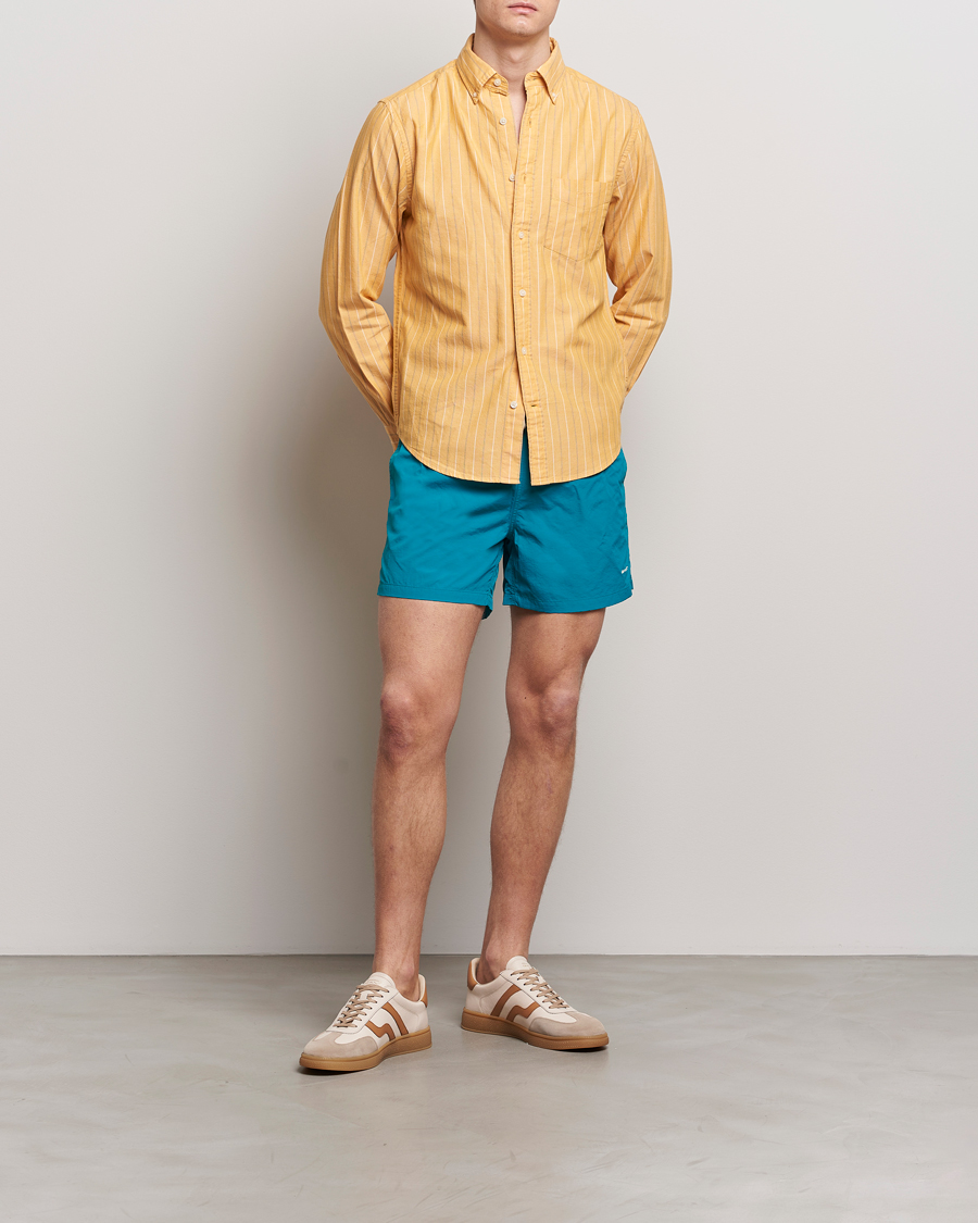 Men | Swimwear | GANT | Basic Swimshorts Ocean Turquoise