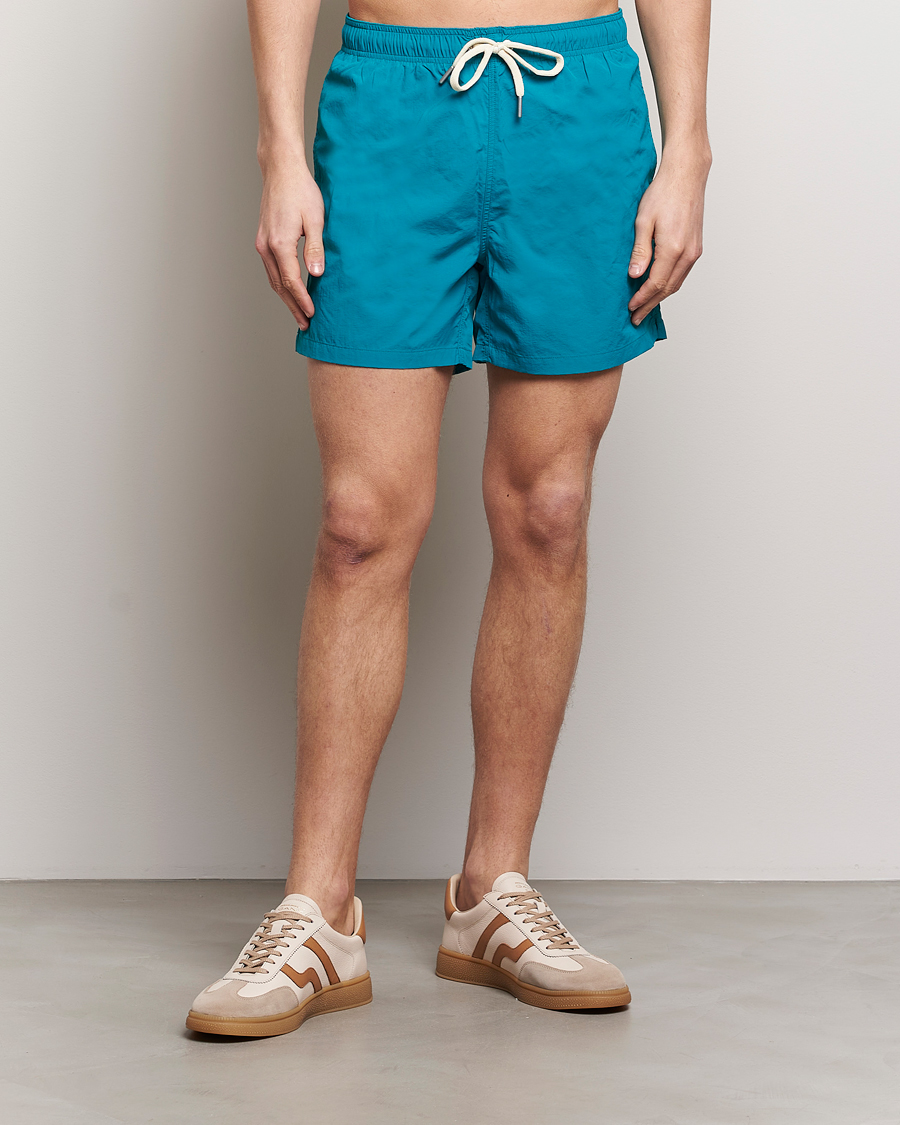 Men | Swimwear | GANT | Basic Swimshorts Ocean Turquoise