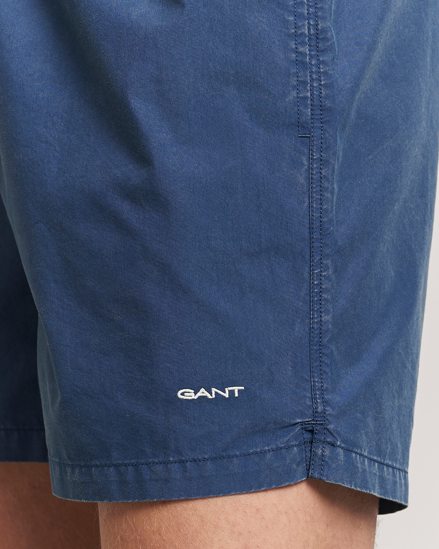 Men | Swimwear | GANT | Sunbleached Swimshorts Dusty Blue Sea