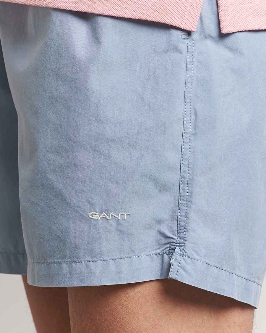 Men | Swimwear | GANT | Sunbleached Swimshorts Dove Blue