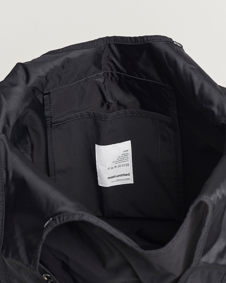 Men | Bags | mazi untitled | Nylon Bore Bag Black