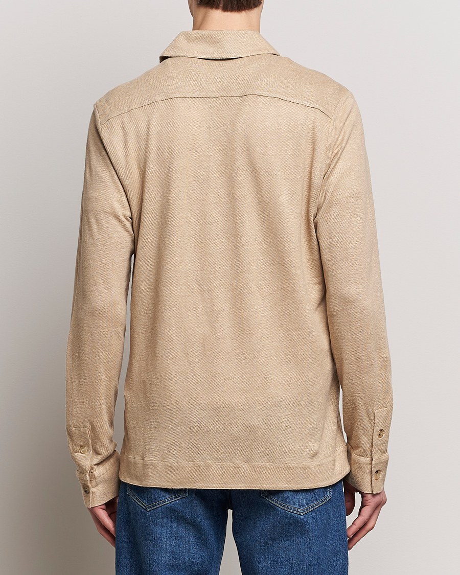 Men | Shirts | Paul Smith | Linen Jersey Shirt Beige