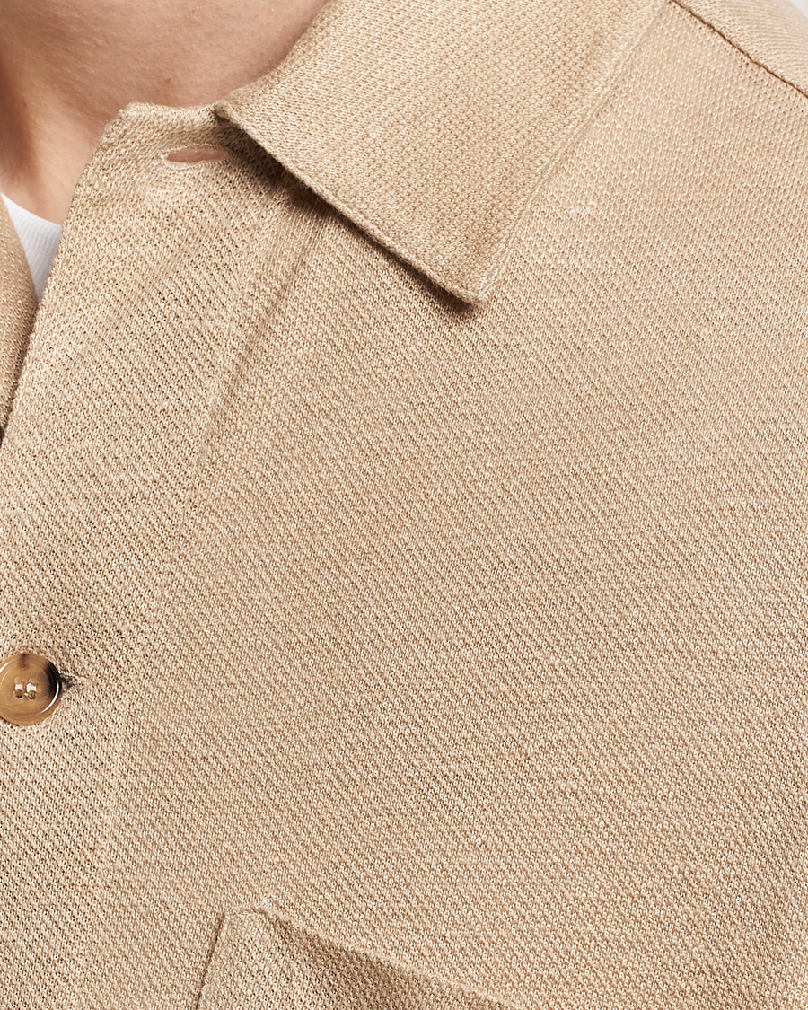 Men | Shirts | Paul Smith | Linen Jersey Shirt Beige