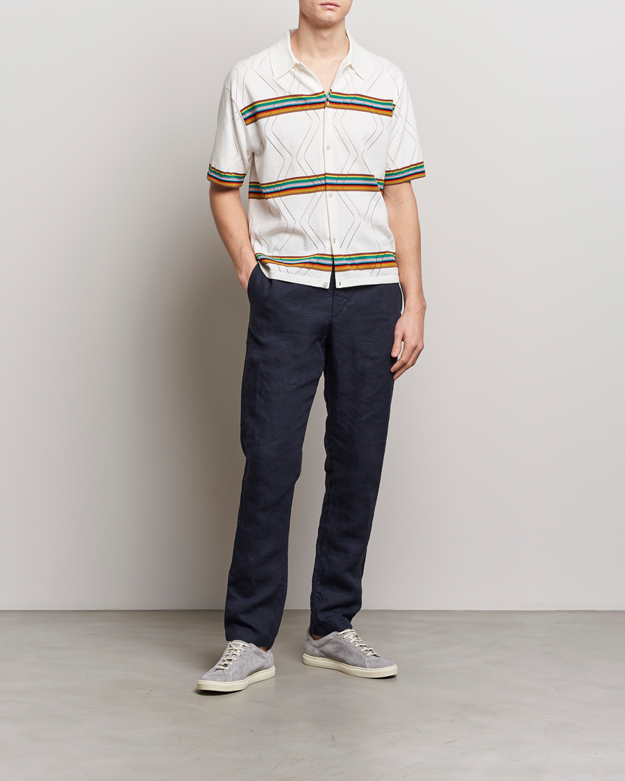 Men | Shirts | Paul Smith | Cotton Knitted Short Sleeve Shirt White
