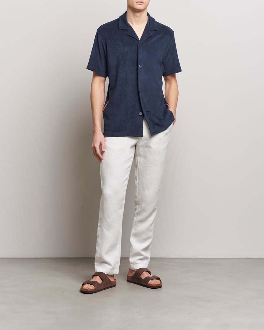 Men | Shirts | Paul Smith | Resort Terry Shirt Navy
