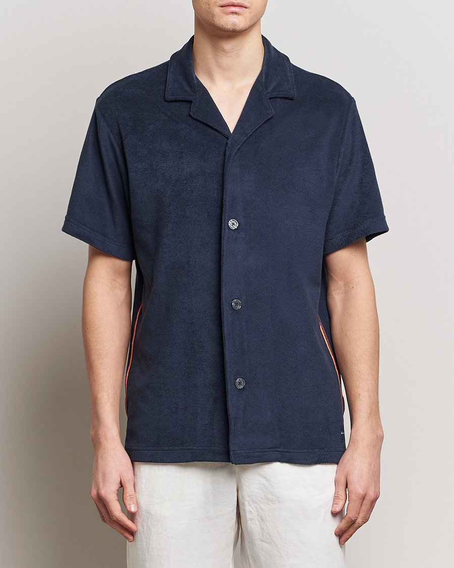 Men | Shirts | Paul Smith | Resort Terry Shirt Navy