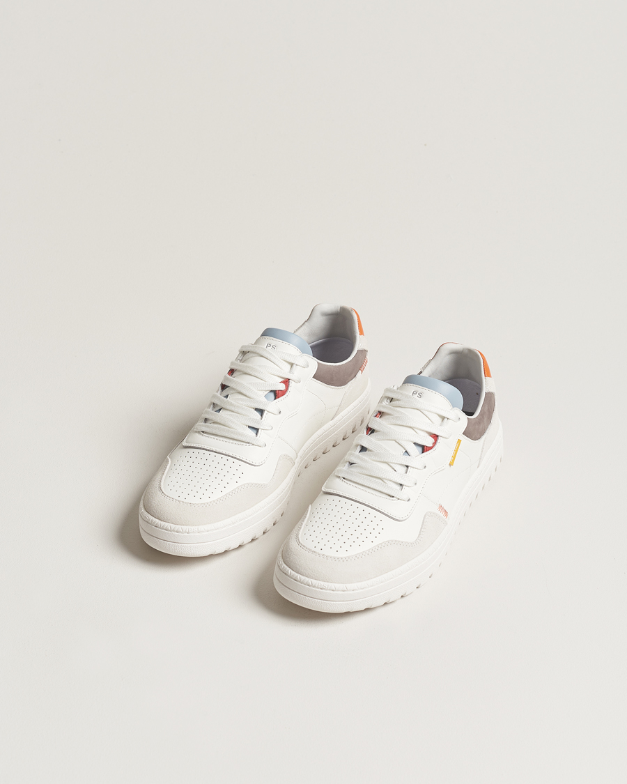 Men | PS Paul Smith Ellis Leather/Suede Sneaker White | PS Paul Smith | Ellis Leather/Suede Sneaker White