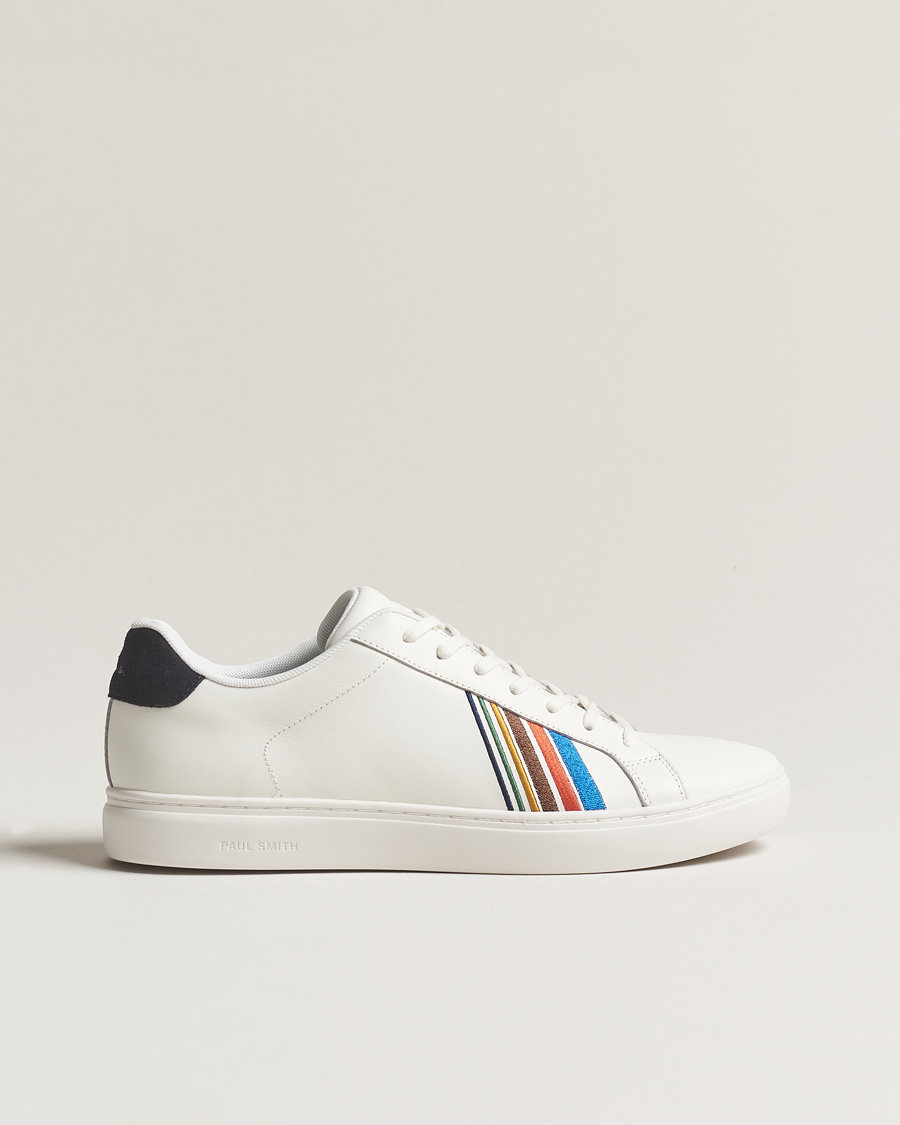 Men | Sneakers | PS Paul Smith | Rex Embroidery Leather Sneaker White