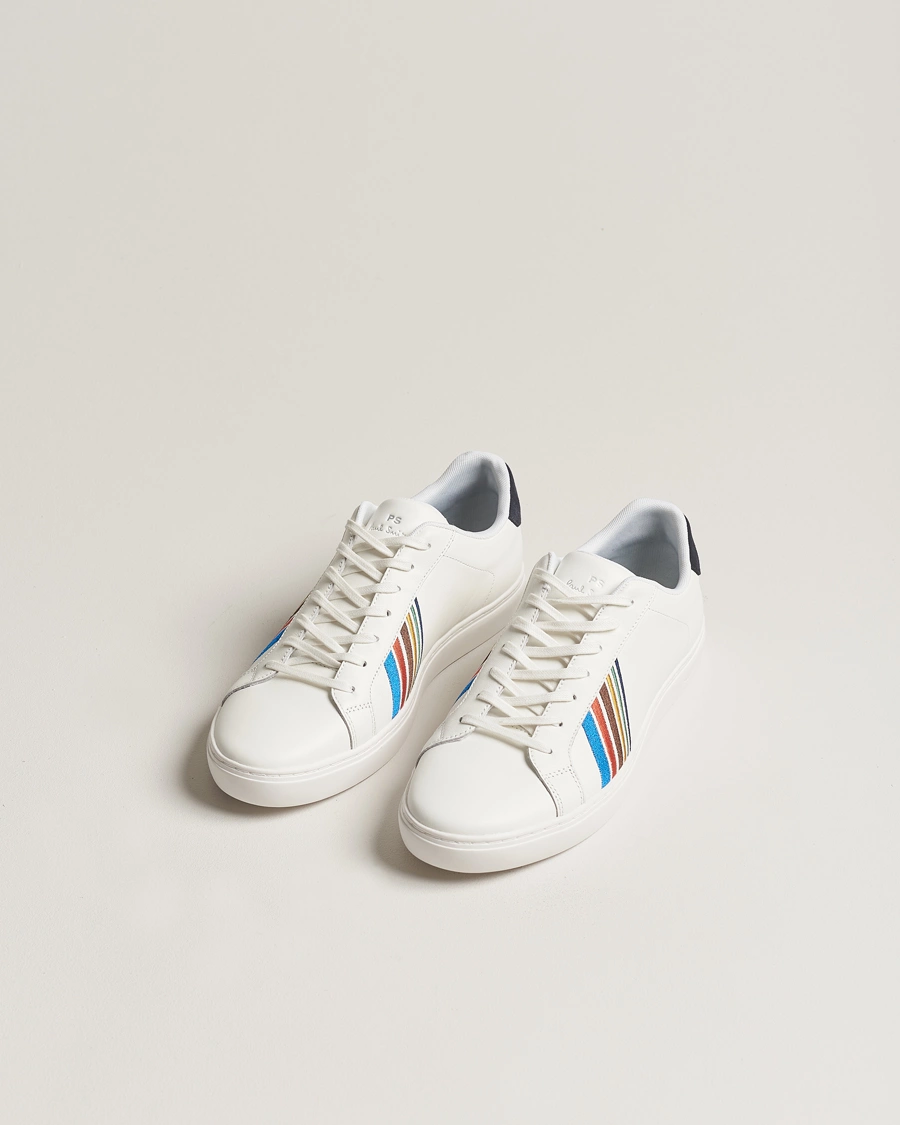 Men | Sneakers | PS Paul Smith | Rex Embroidery Leather Sneaker White