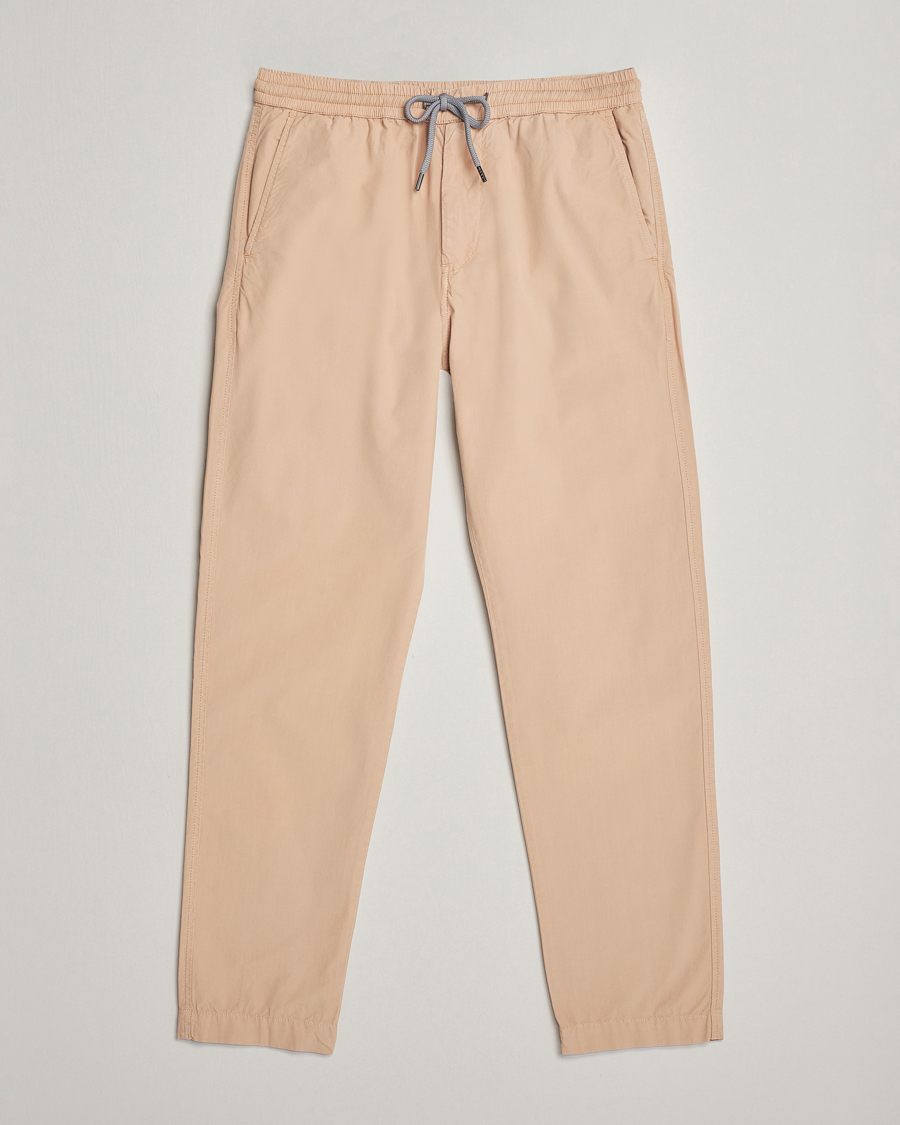 Men | Trousers | PS Paul Smith | Cotton Drawstring Trousers Beige