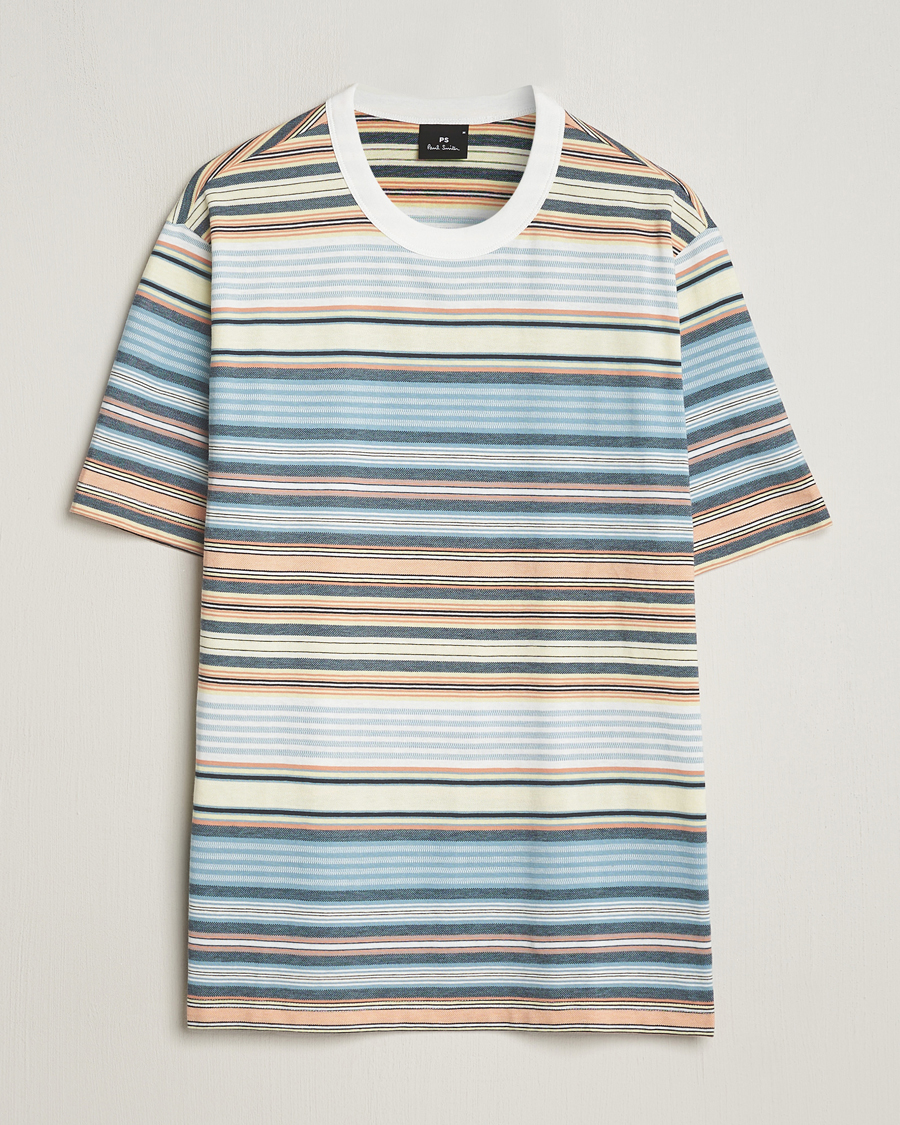Men | T-Shirts | PS Paul Smith | Striped Crew Neck T-Shirt Multi