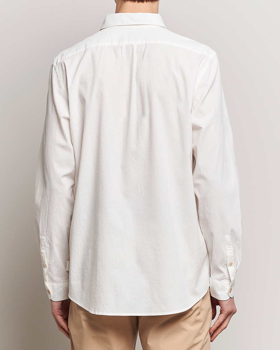 Men | Shirts | PS Paul Smith | Regular Fit Seersucker Shirt White