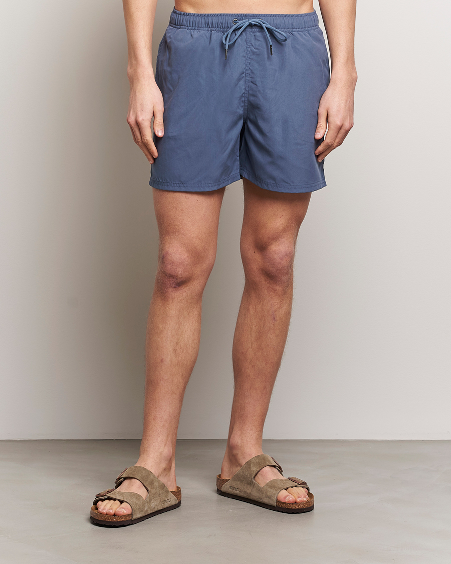 Men | Swimwear | Bread & Boxers | Swimshorts Denim Blue