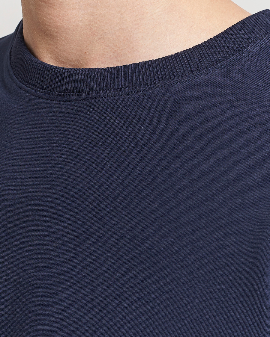 Men | Sweaters & Knitwear | Bread & Boxers | Loungewear Crew Neck Sweatshirt Navy Blue