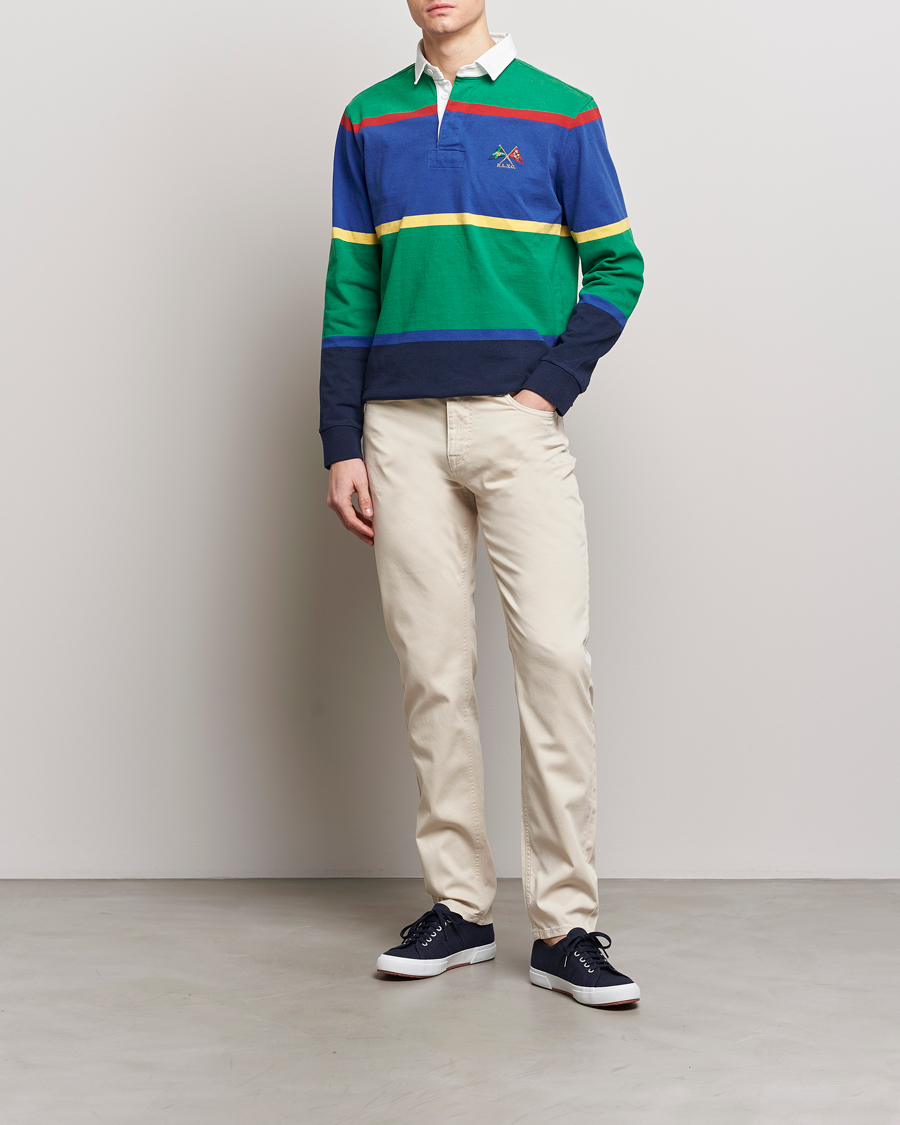 Men | Trousers | Morris | James Structured 5-Pocket Trousers Off White
