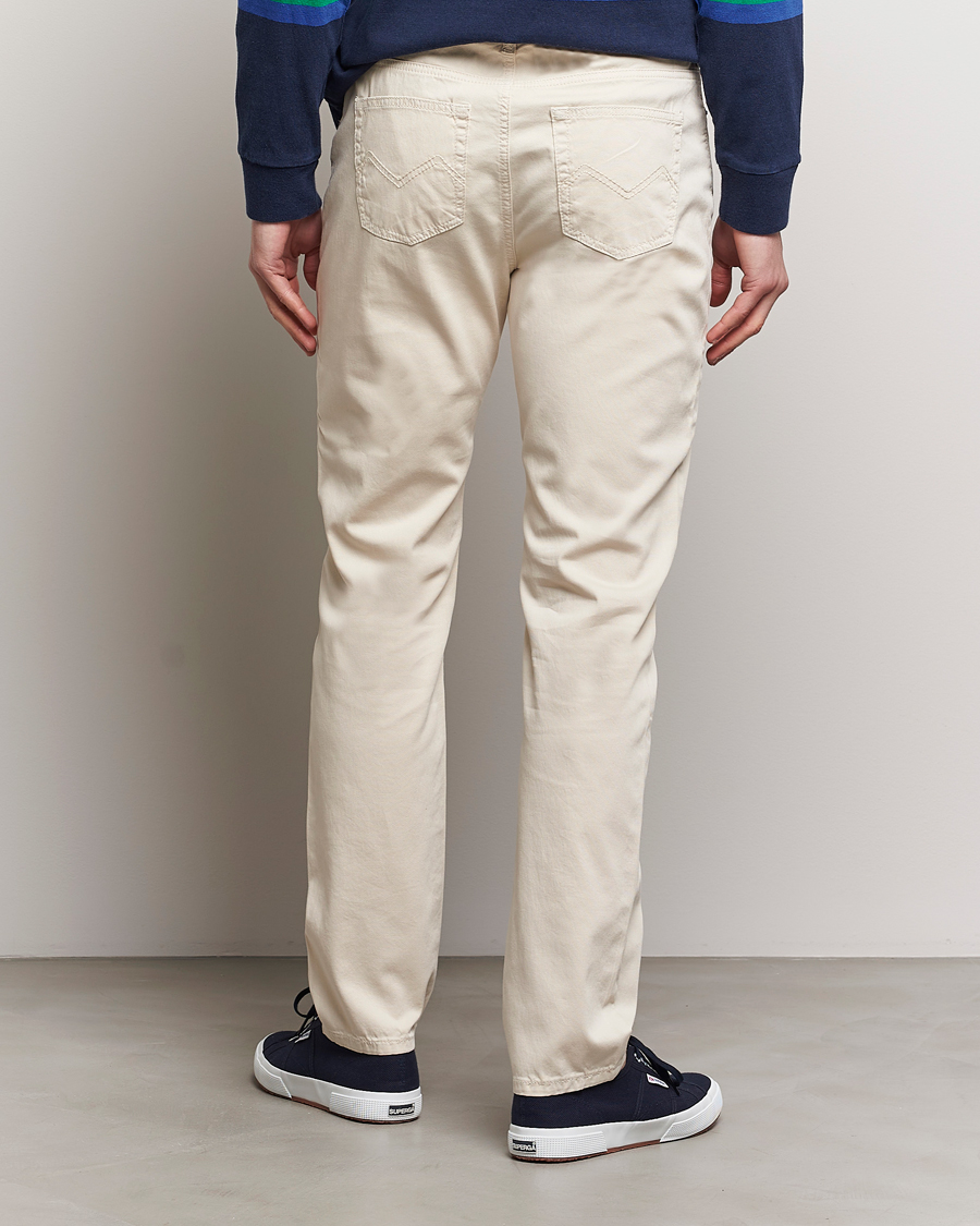 Men | Trousers | Morris | James Structured 5-Pocket Trousers Off White