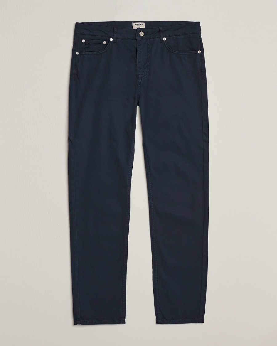 Men | Trousers | Morris | James Structured 5-Pocket Trousers Blue