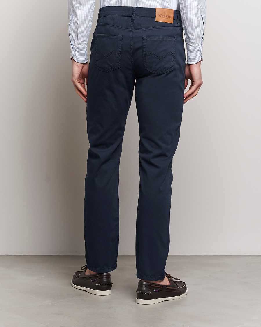 Men | Trousers | Morris | James Structured 5-Pocket Trousers Blue