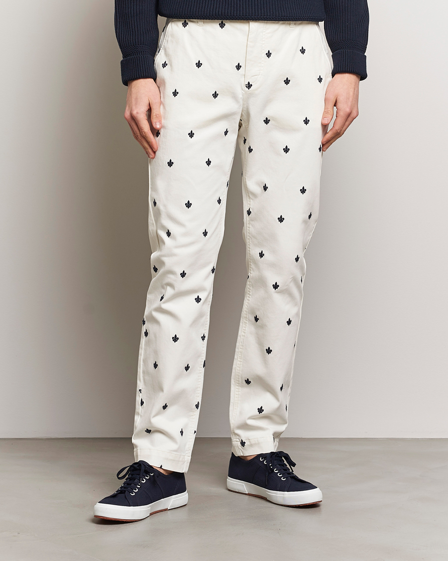 Men | Trousers | Morris | Jeffrey Club Chinos Off White