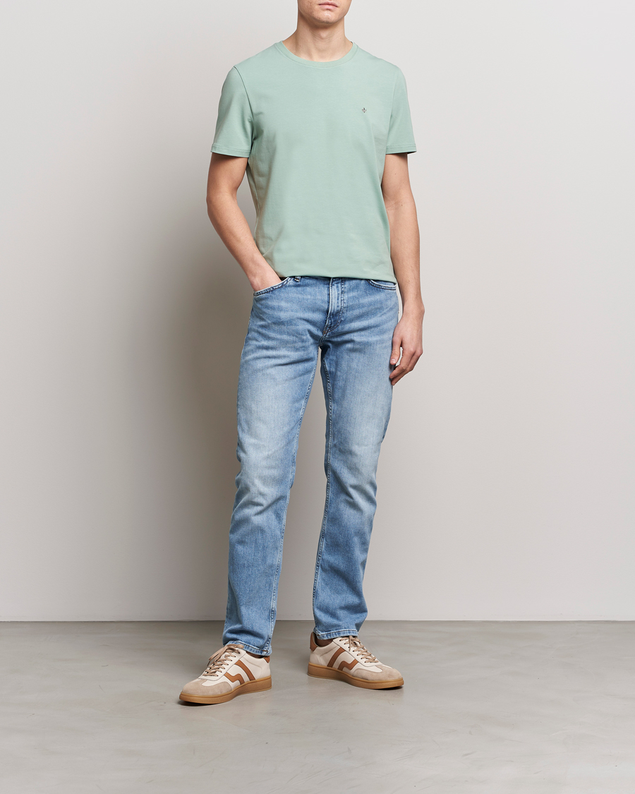 Men | T-Shirts | Morris | James Crew Neck T-Shirt Light Green