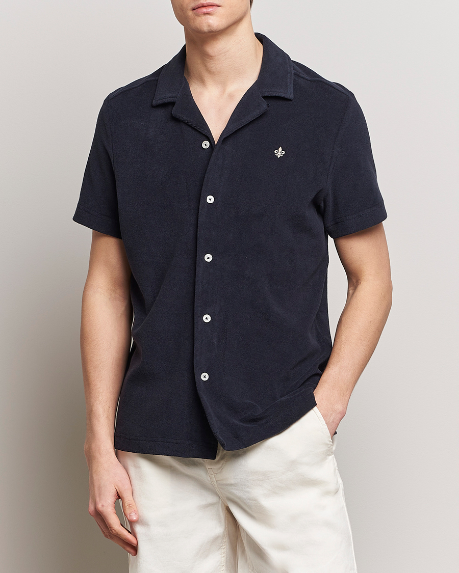 Men | Shirts | Morris | Conall Terry Shirt Old Blue