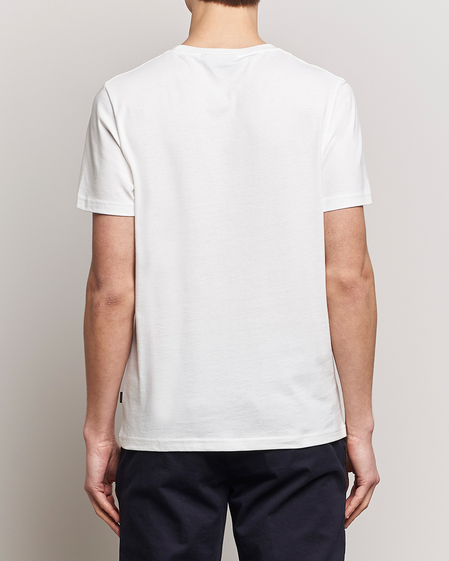 Men | T-Shirts | Morris | Crew Neck Cotton T-Shirt Off White