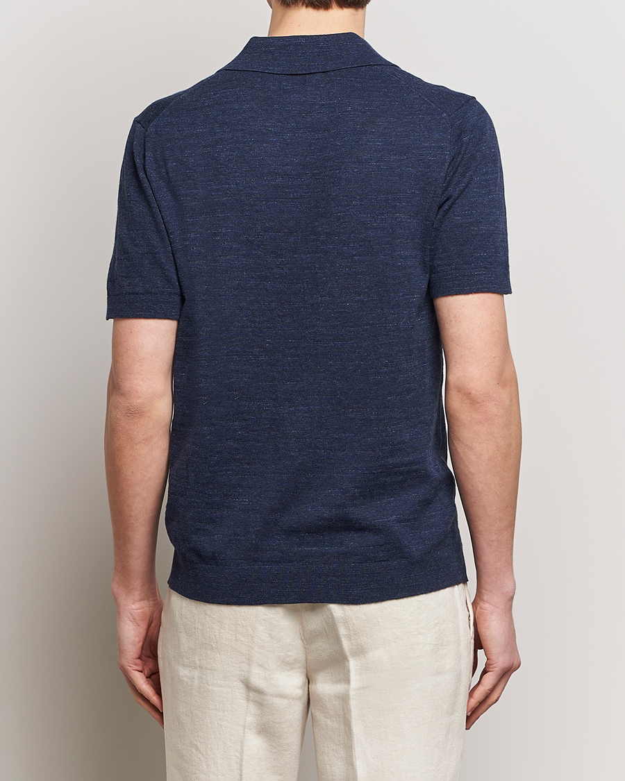 Men | Polo Shirts | Morris | Randall Cotton Resort Polo Navy
