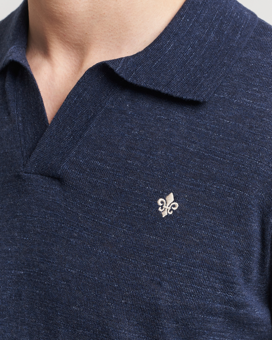 Men | Polo Shirts | Morris | Randall Cotton Resort Polo Navy