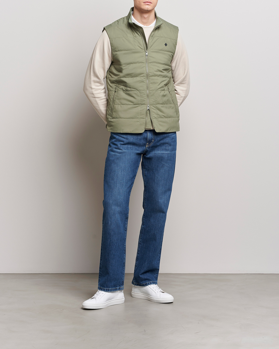 Men | Coats & Jackets | Morris | Lewis Padded Vest Green