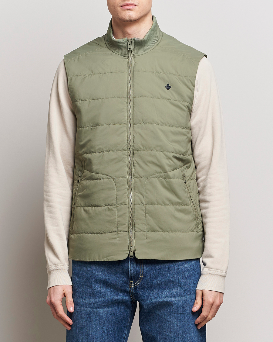 Men | Coats & Jackets | Morris | Lewis Padded Vest Green