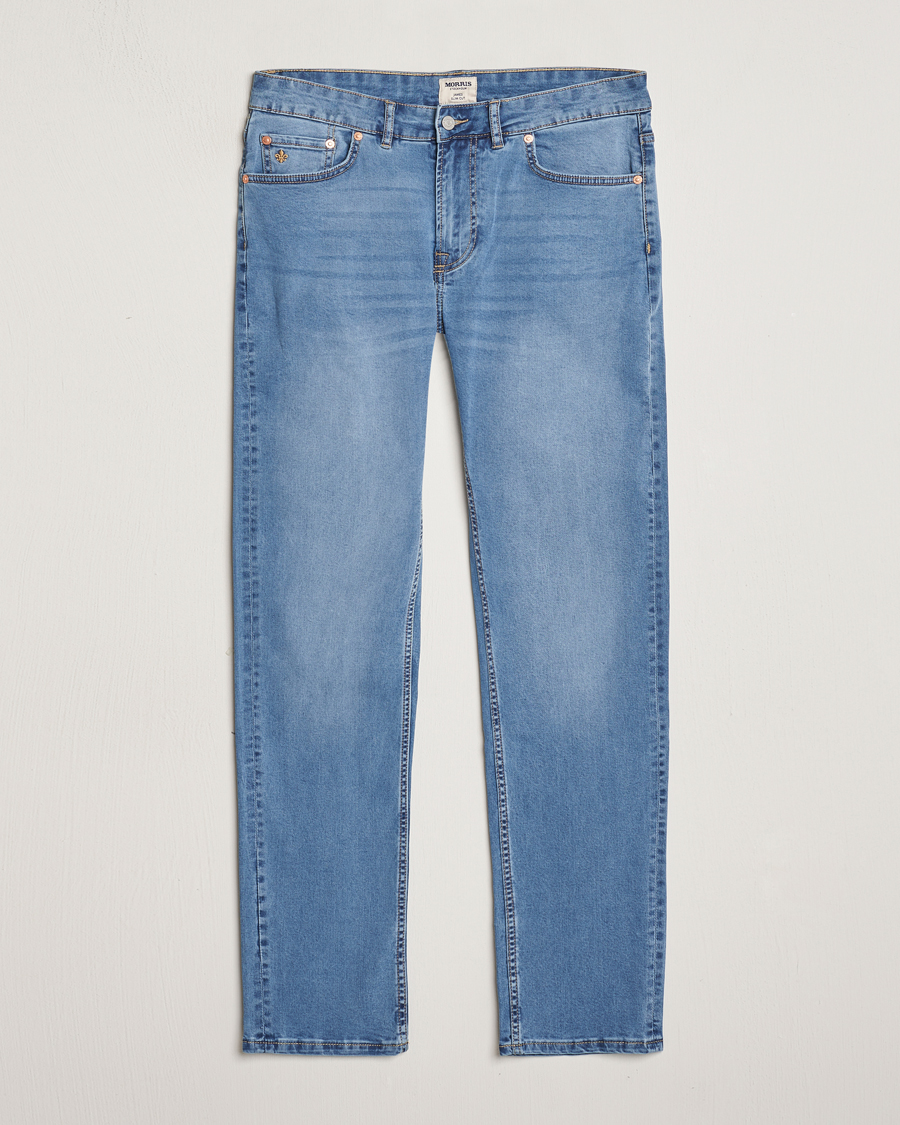 Men | Jeans | Morris | James Satin Jeans Light Blue
