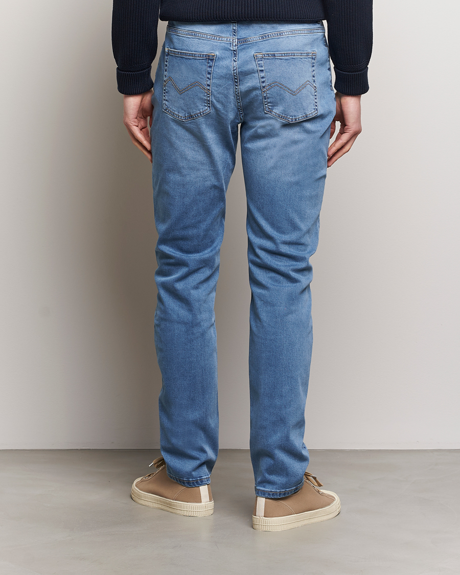 Men | Jeans | Morris | James Satin Jeans Light Blue