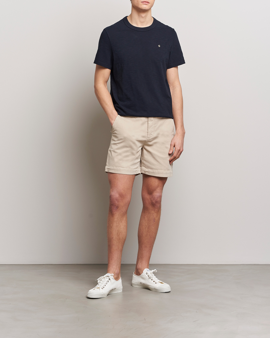 Men | T-Shirts | Morris | Watson Slub Crew Neck T-Shirt Old Blue