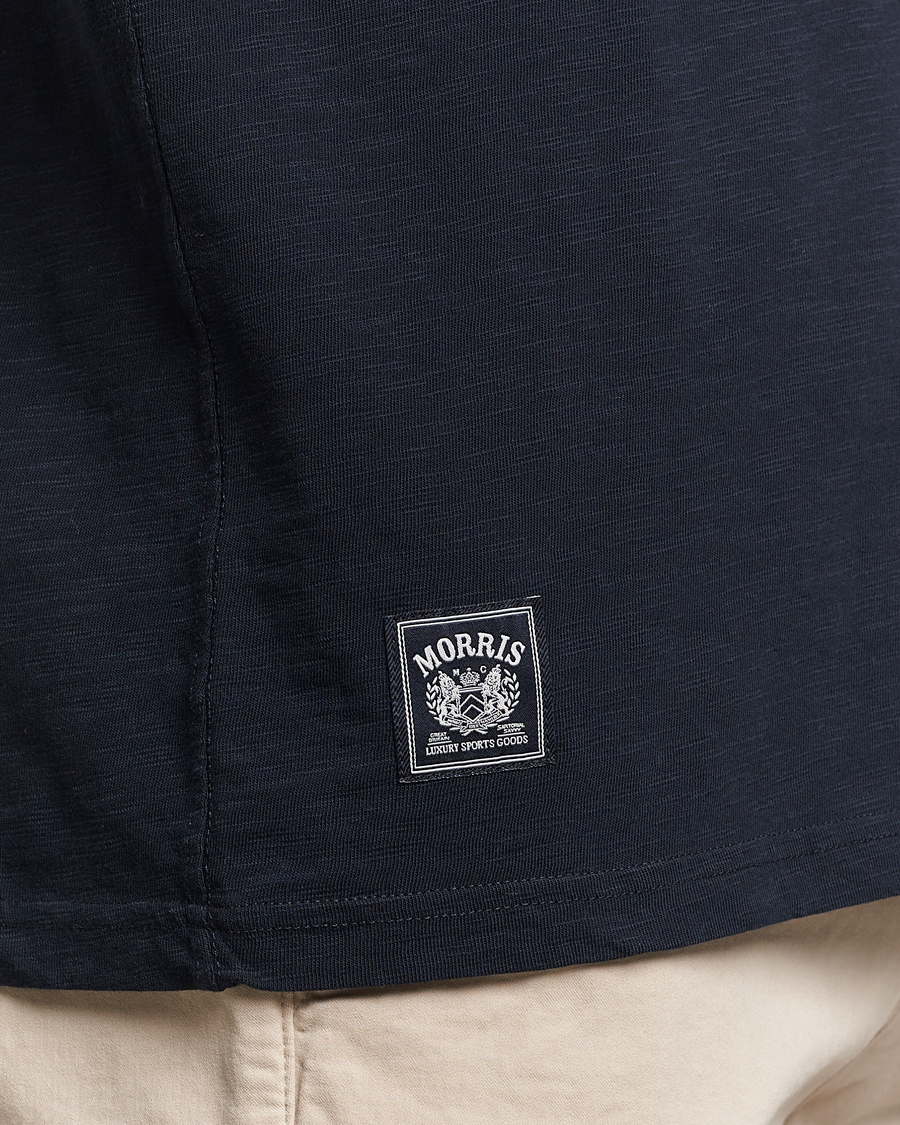 Men | T-Shirts | Morris | Watson Slub Crew Neck T-Shirt Old Blue