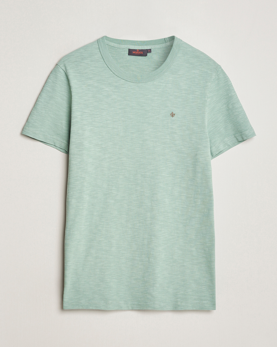 Men | T-Shirts | Morris | Watson Slub Crew Neck T-Shirt Light Green