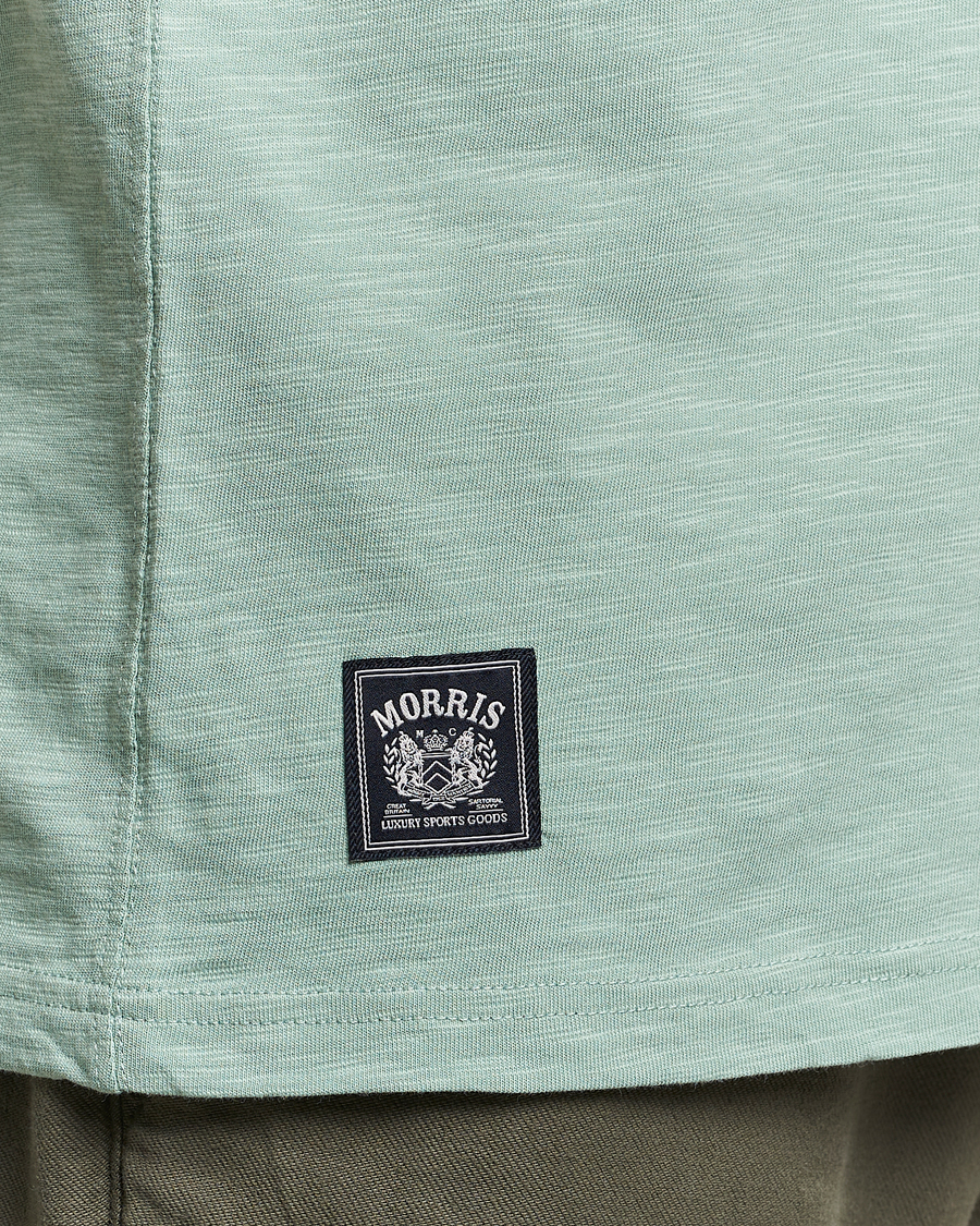 Men | T-Shirts | Morris | Watson Slub Crew Neck T-Shirt Light Green