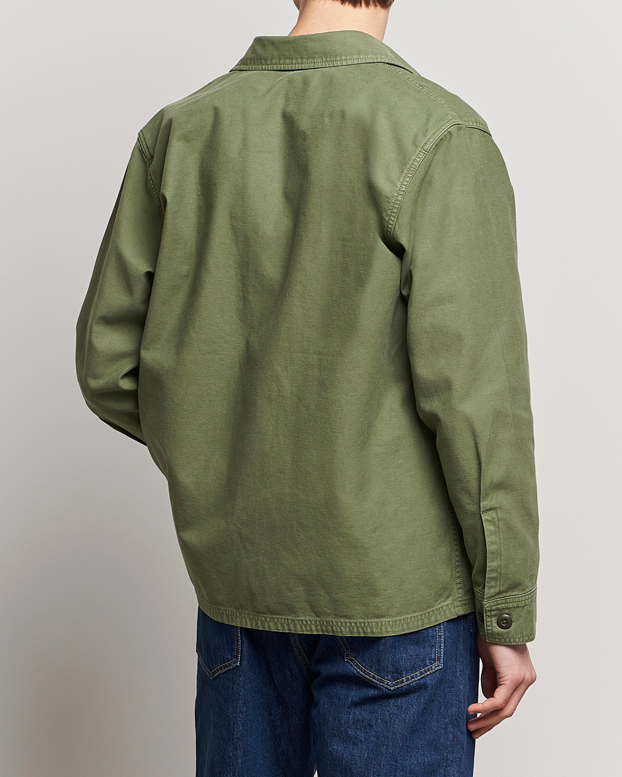 Men | Shirts | Filson | Reverse Sateen Jac-Shirt Washed Green