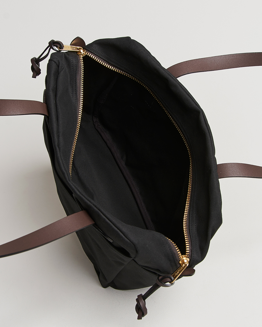 Men | Bags | Filson | Tote Bag With Zipper Black