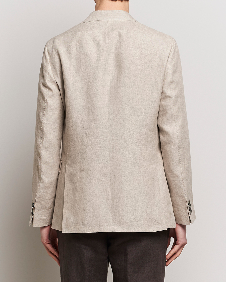 Men | Blazers | Oscar Jacobson | Fogerty Linen Blazer Beige