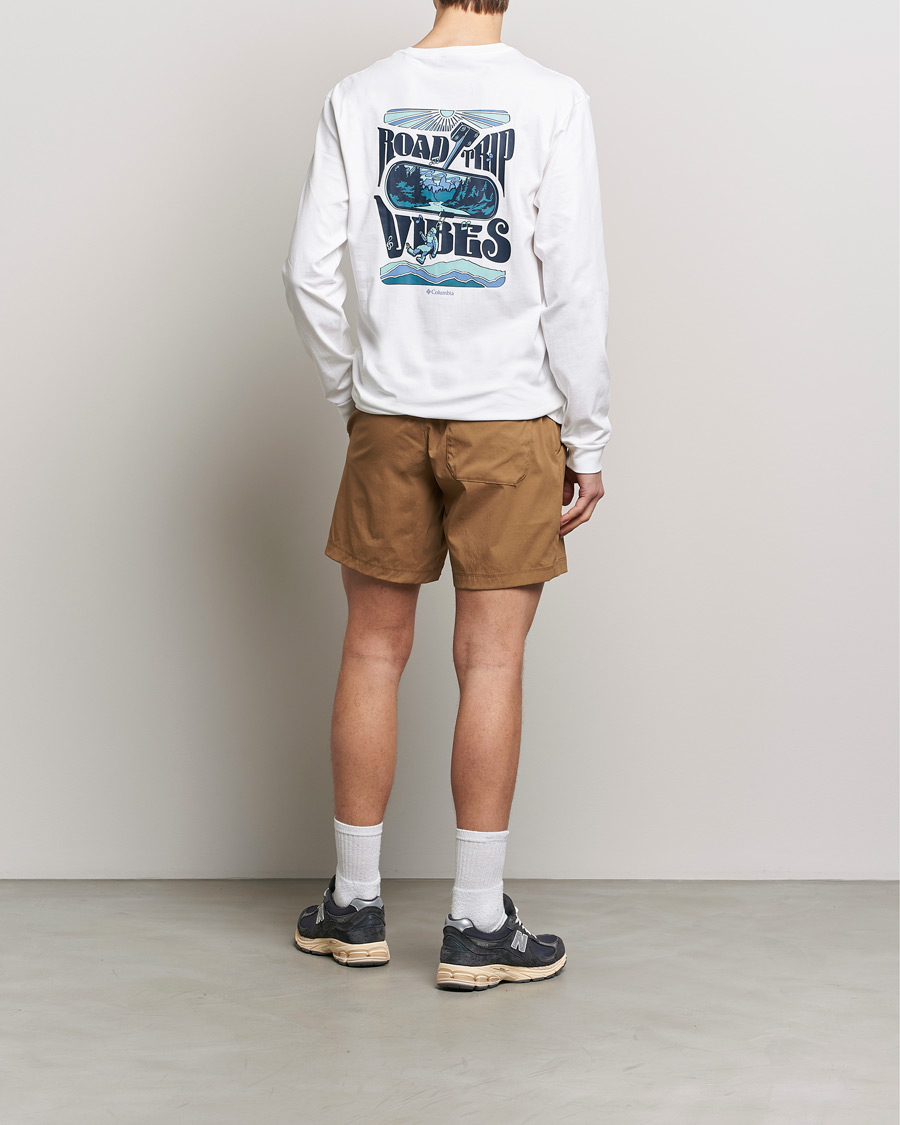 Men | T-Shirts | Columbia | Explorers Canyon Long Sleeve T-Shirt White