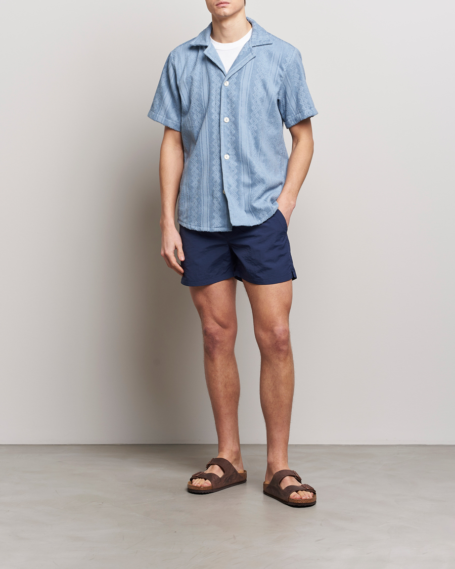 Men | Shirts | OAS | Terry Cuba Short Sleeve Shirt Ancora