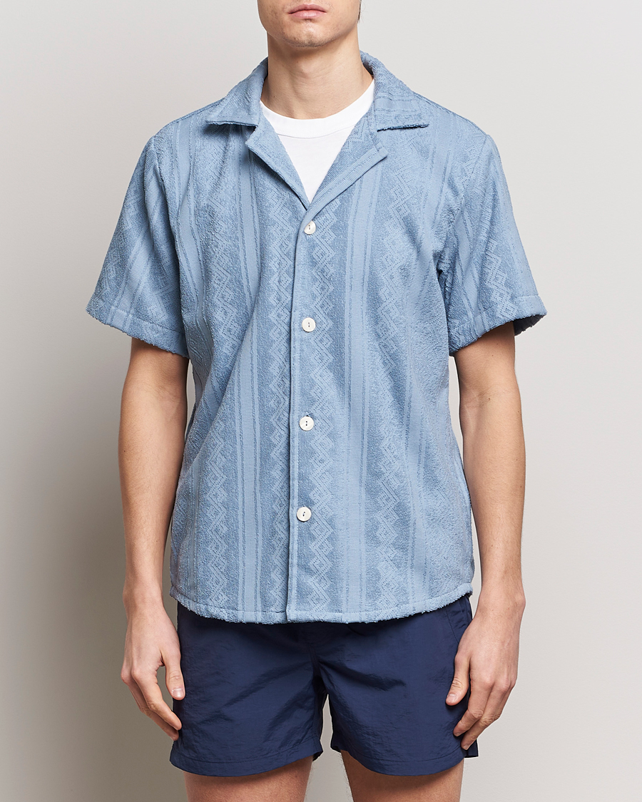 Men | Shirts | OAS | Terry Cuba Short Sleeve Shirt Ancora