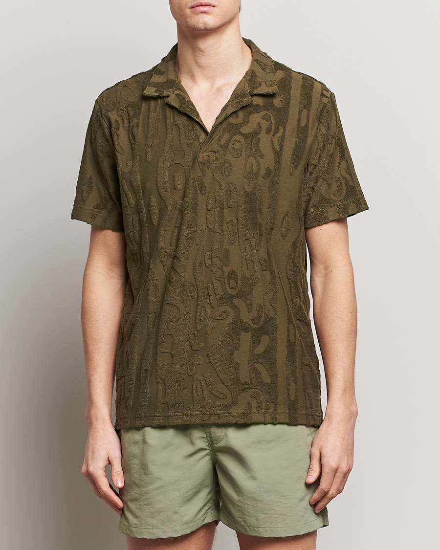 Men | Polo Shirts | OAS | Short Sleeve Terry Polo Jiggle