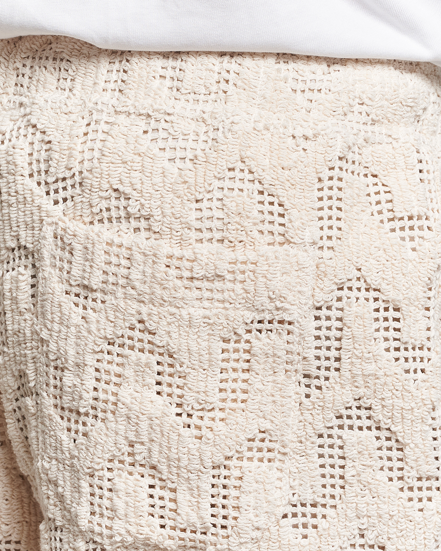 Men | Shorts | OAS | Atlas Cuba Crochet Shorts Off White