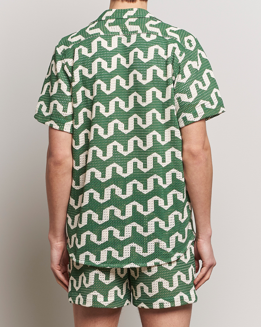 Men | Shirts | OAS | Short Sleeve Cuba Net Shirt Atlas