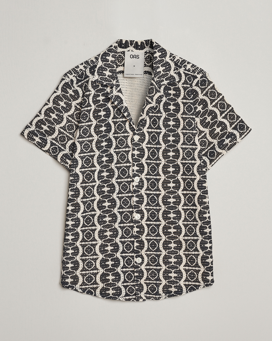 Men | Shirts | OAS | Short Sleeve Cuba Net Shirt Hypnotise