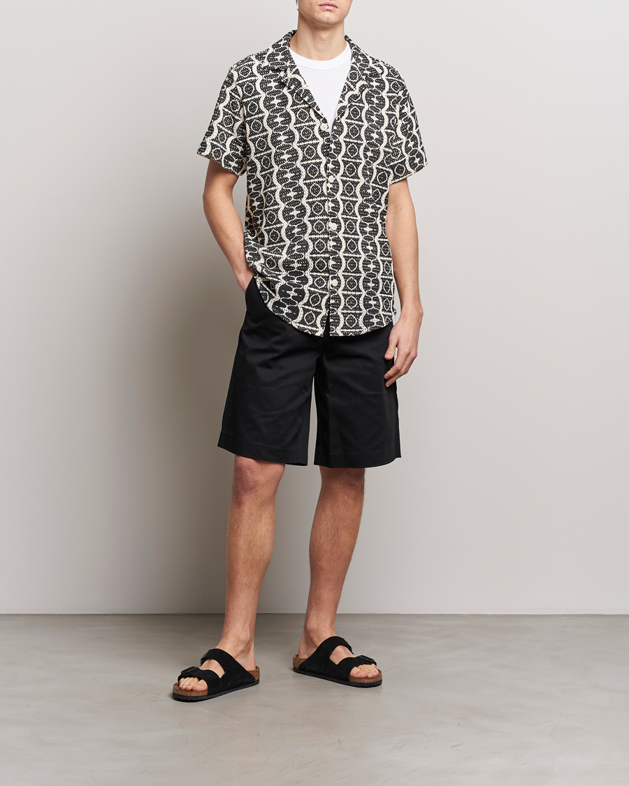 Men | Shirts | OAS | Short Sleeve Cuba Net Shirt Hypnotise