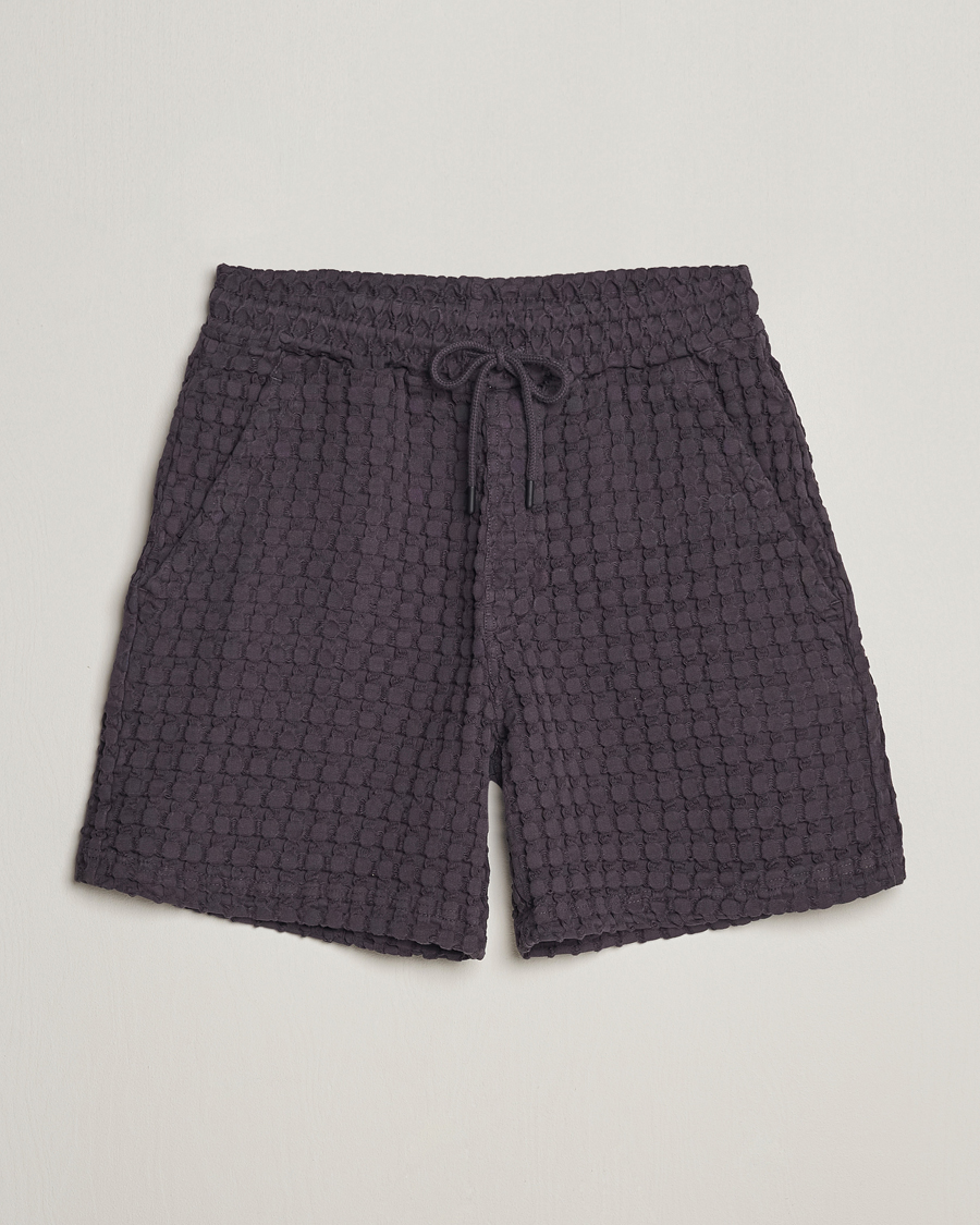 Men | Shorts | OAS | Porto Waffle Shorts Nearly Black